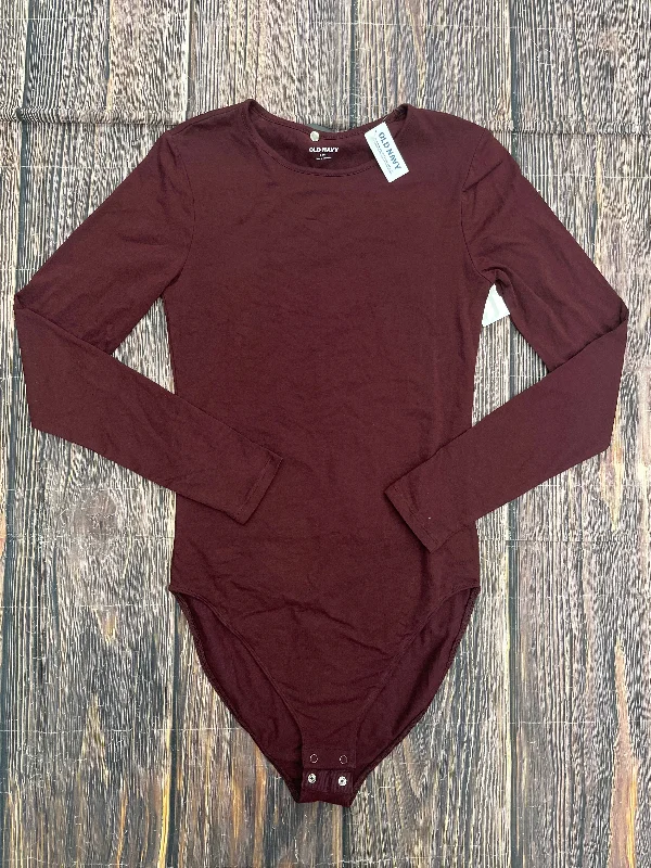 Yoga Sets for Busy Women -Red Bodysuit Old Navy, Size L