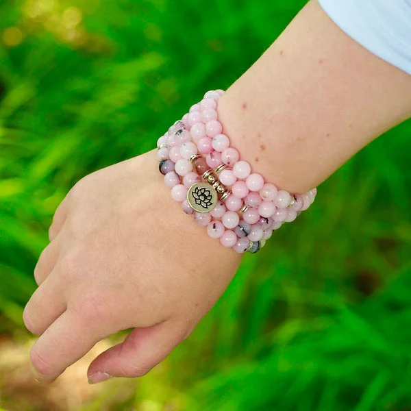 Shop Classic Women's  Necklaces & Pendants with a Modern Twist-Rozen Quartz Mala