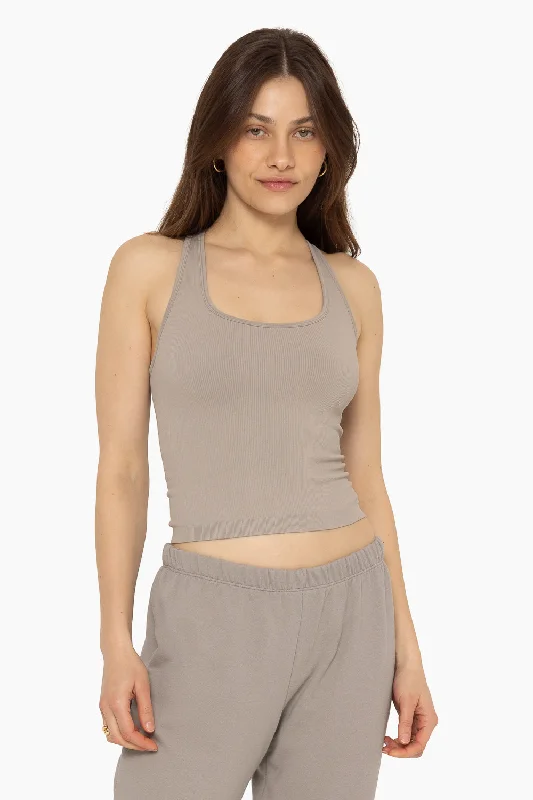 High-Waisted Yoga Sets for Stability -SCULPTFLEX® ELEVATE TANK - BREEZE