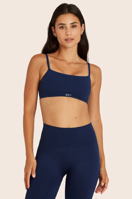 Seamless Yoga Sets with Breathability -SCULPTFLEX® MINI STRAP BRA - TWILIGHT