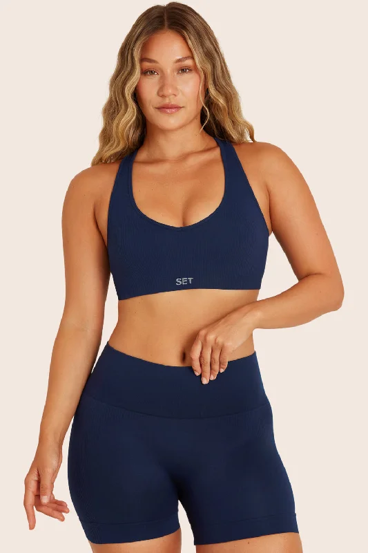 Yoga Set for Vinyasa Practice -SCULPTFLEX® RACER V BRA - TWILIGHT