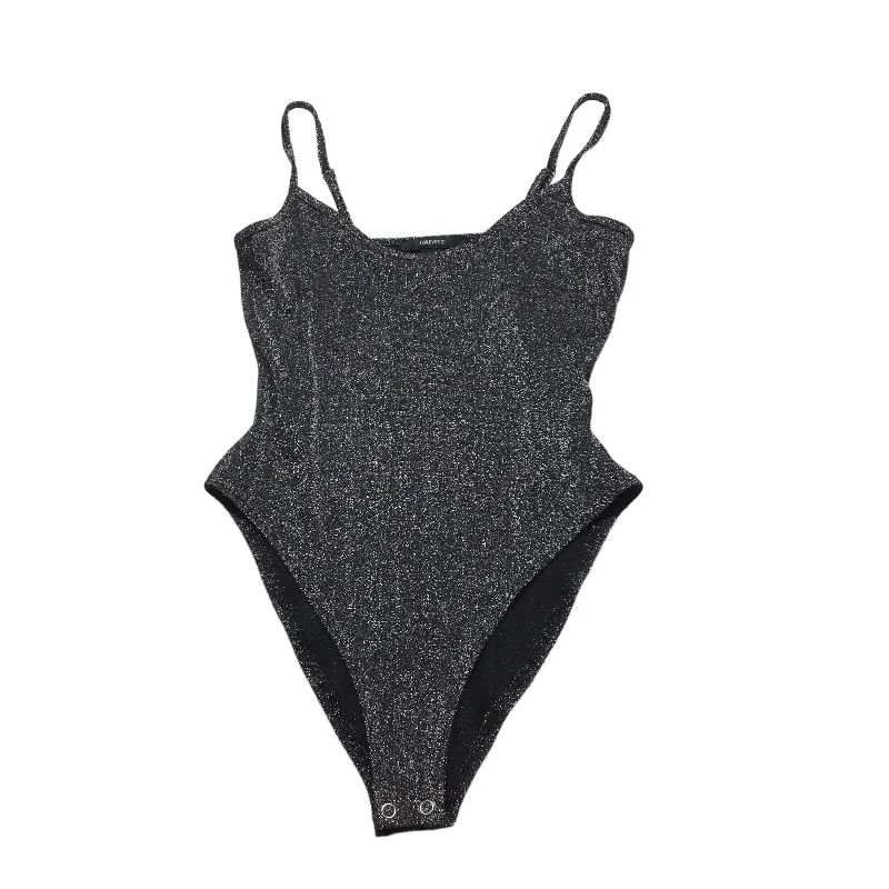 Yoga Sets for Deep Stretching -Silver Bodysuit Forever 21, Size M