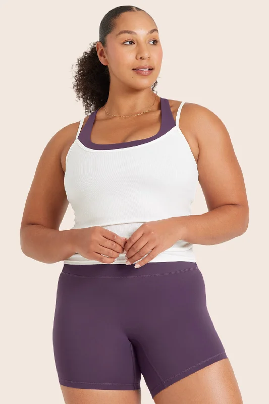 Performance Yoga Set for Full Movement -SPORTBODY® LAYERED CAMI BRA - SPARKLE