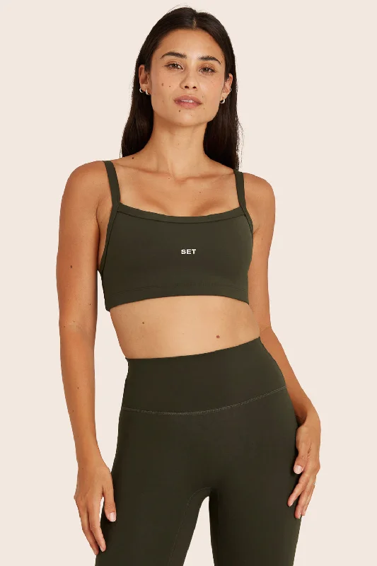 Yoga Sets for Core Strengthening -SPORTBODY® SCOOP BRA - AFTER HOURS