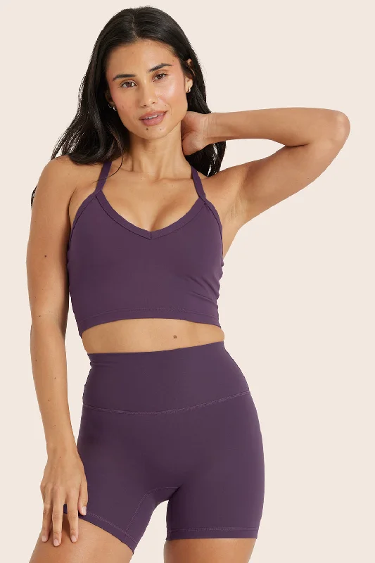 Comfortable Yoga Set with Minimal Design -SPORTBODY® Y CAMI BRA - SPARKLE