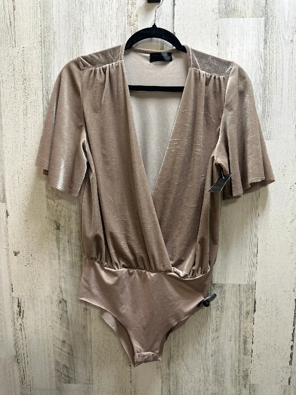 Premium Fabric Yoga Sets -Taupe Bodysuit Zara, Size Xl