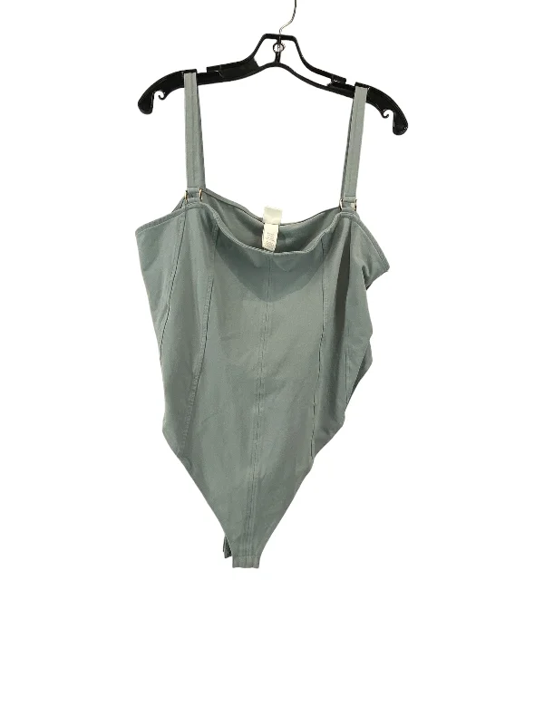 Activewear Yoga Sets -Teal Bodysuit H&m, Size Xxl