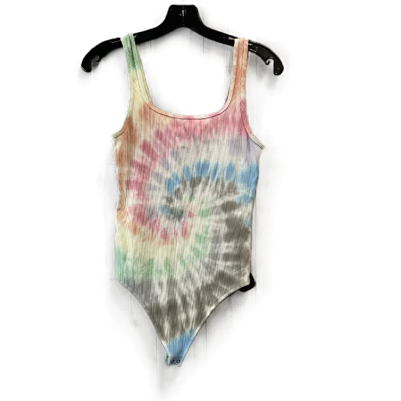 Yoga Sets for Posture Improvement -Tie Dye Print Bodysuit By Abercrombie And Fitch, Size: M