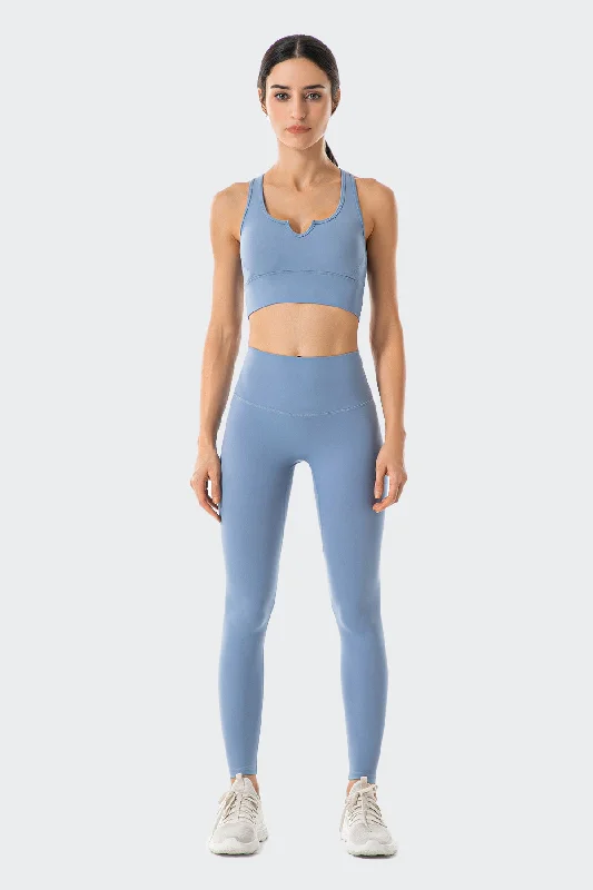 Affordable Women's Yoga Sets -Racerback Bra & Multi Sport Leggings Sets