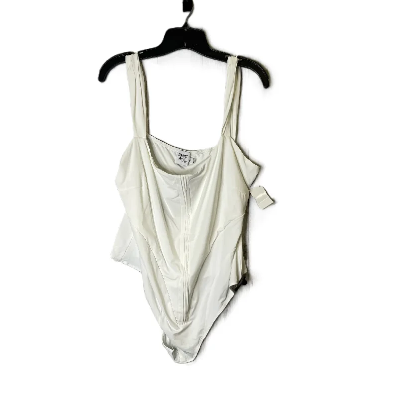 Yoga Sets for Beginners -White Bodysuit By Princess Polly, Size: 18