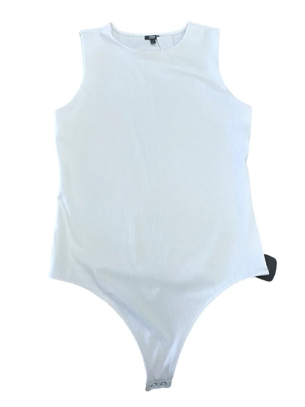 Yoga Set for Increased Flexibility -White Bodysuit Express, Size L