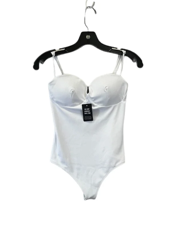 Yoga Sets for Dynamic Practice -White Bodysuit Express, Size Xs