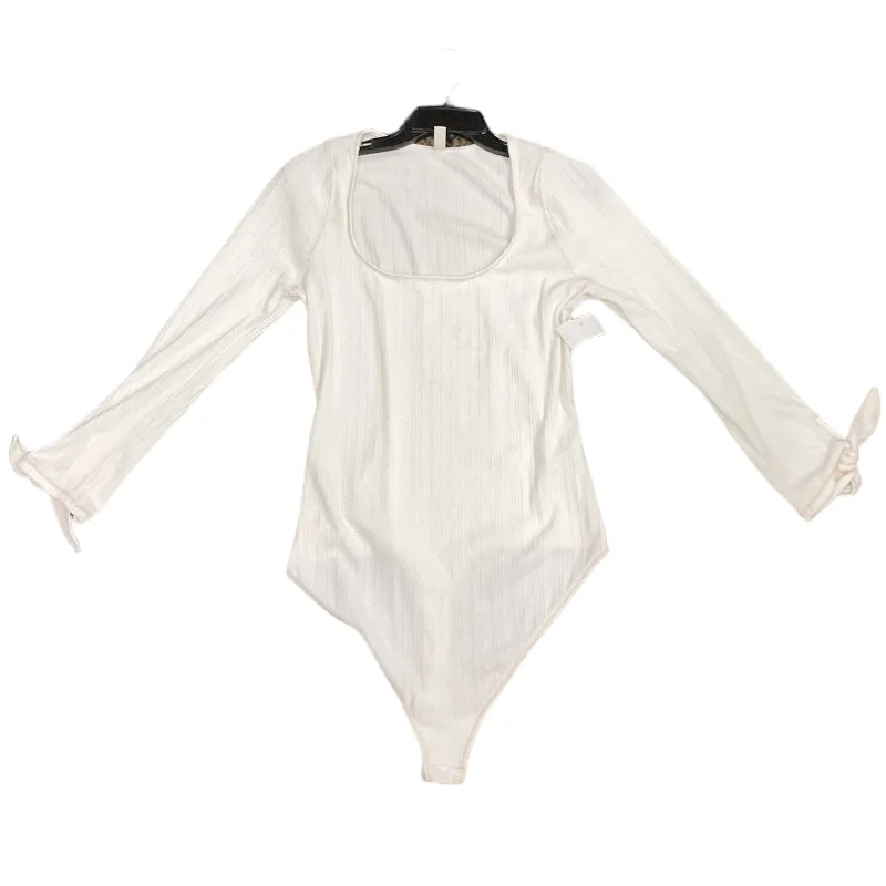 Ultimate Comfort Yoga Sets -White Bodysuit Free People, Size Xl