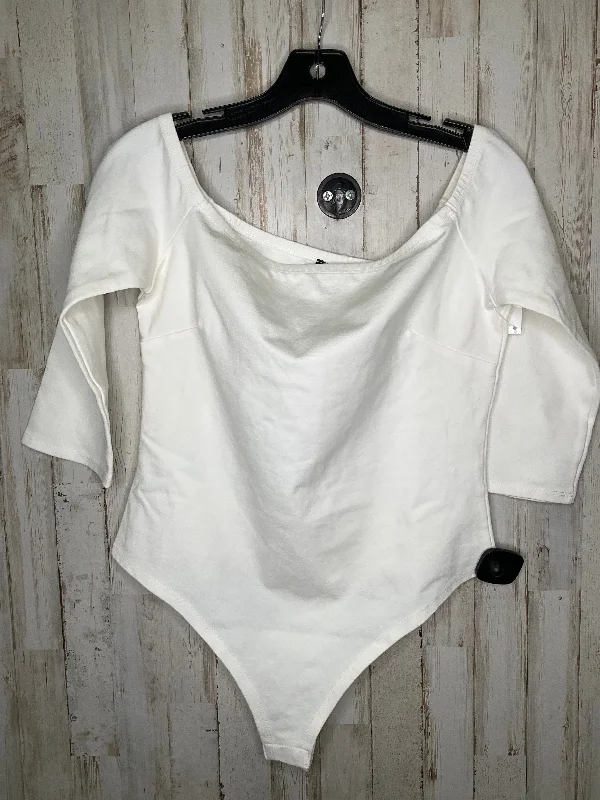 Seamless Fit Yoga Set -White Bodysuit Lulus, Size Xl
