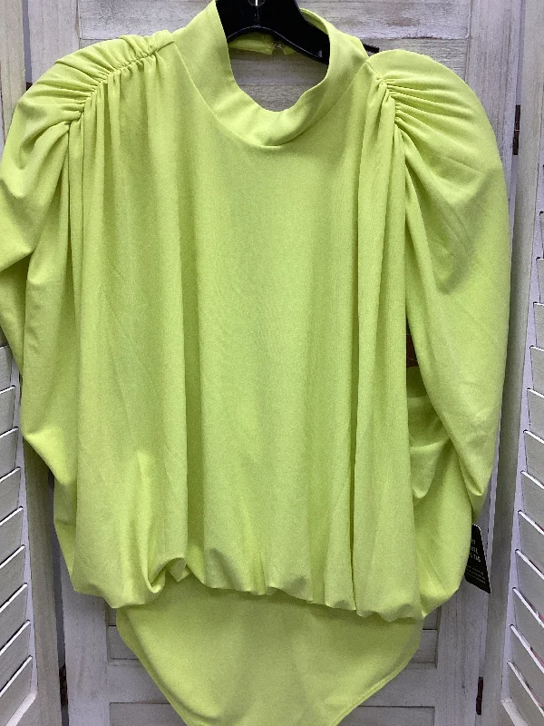 Yoga Sets for Intense Workouts -Yellow Bodysuit Express, Size L