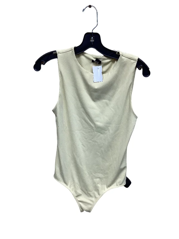 Yoga Sets with Supportive Sports Bras -Yellow Bodysuit Express, Size S