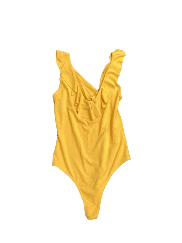 Full Yoga Sets -Yellow Bodysuit Forever 21, Size M